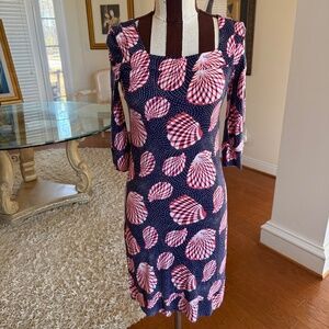 Lilly Pulitzer Great Escape Kari Dress 3/4 Sleeve Size XS Cottagecore Beach